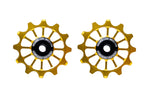 Load image into Gallery viewer, 12 Teeth Ceramic Pulley Wheels (Gold)
